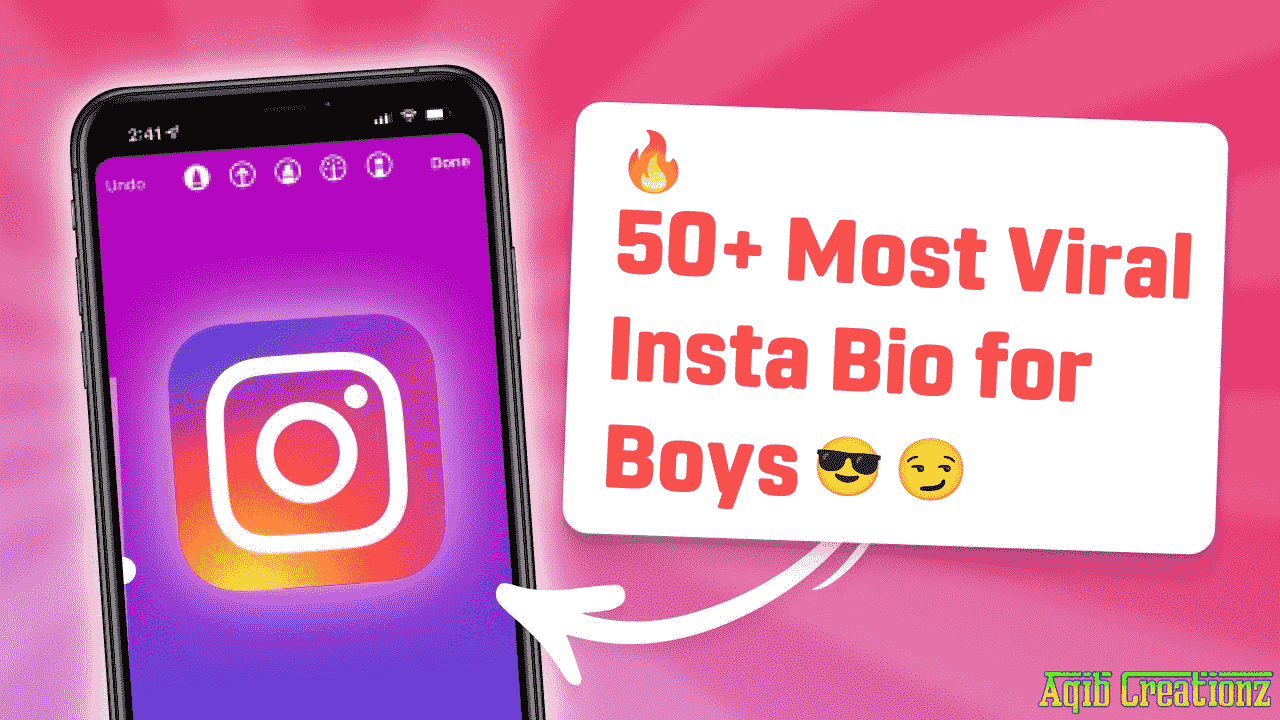 50 Most Viral Instagram Bio for Boys 2024 by Aqib Creationz